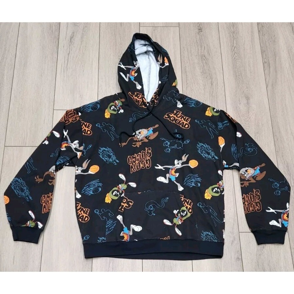 Space Jam New Legacy Hoodie Taz, Bugs, Marvin Martian Tune Squad Adult Large